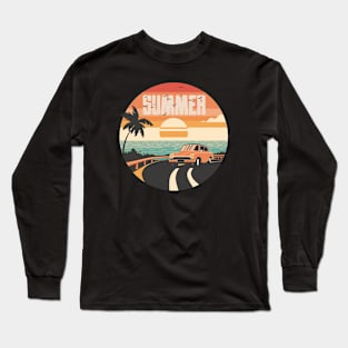 Summer Road Trip Vacation Gift Long Sleeve T-Shirt